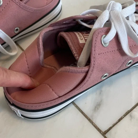 Converse CTAS dusty rose flat zero drop sneaker easy-step crush heel sz 8.5 wmn - Picture 5 of 10